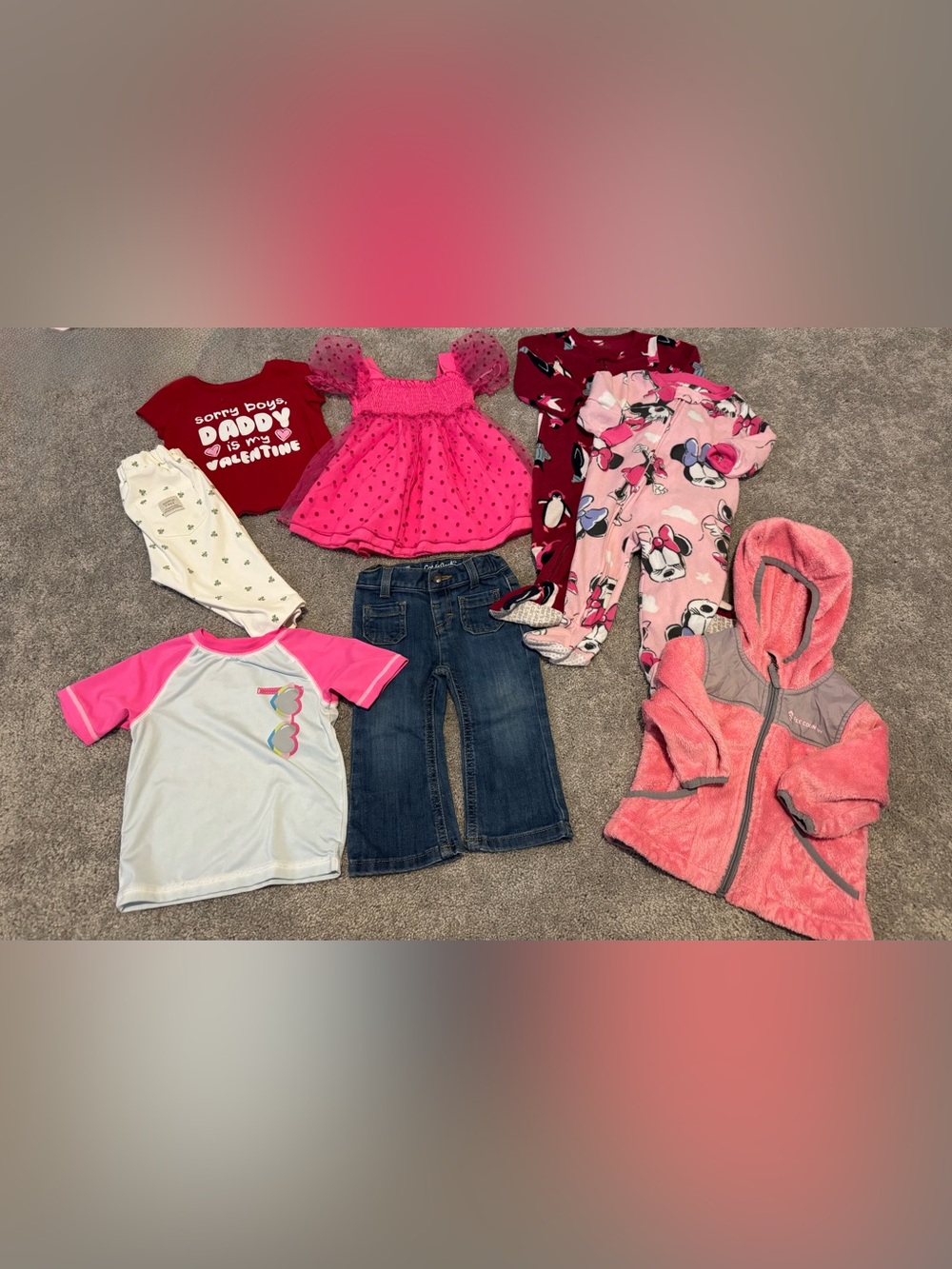 Baby girls clothing bundle size 12-18 months